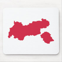 Tyrol map Austria Mousepad