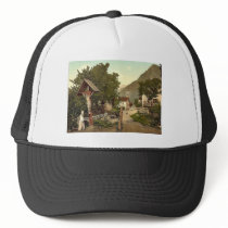 Tyrol Village ("Village with crucifix"), Tyrol, Au Mesh Hats