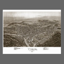 Tyrone Blair County postcards