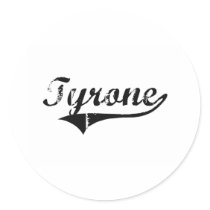 Tyrone Classic Style Name Sticker