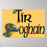 Tyrone (Gaelic) Poster Print