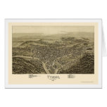 Tyrone, PA Panoramic Map - 1895 Cards