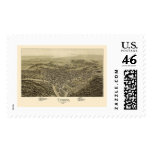 Tyrone, PA Panoramic Map - 1895 postage