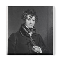 Tyrone Power, engraved by James Sands, c.1833 Fridge Magnets