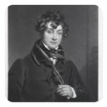 Tyrone Power, engraved by James Sands, c.1833 Square Stickers