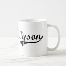 Tyson Classic Style Name Coffee Mug