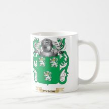 Tyson Family Crest (Coat of Arms) Mug