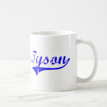 Tyson Surname Classic Style Coffee Mug