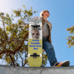 u25032830, skull-3-path_~k0056752, 16816, gold-... skateboard deck
