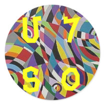 , U  7S  O - stickers
