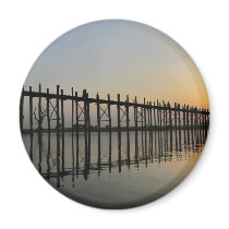 U-Bein Bridge Refrigerator Magnets