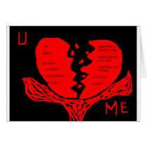 U BREAK MY HEART cards