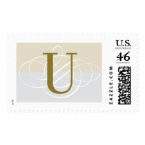 U Classic Wedding Monogram Stamp