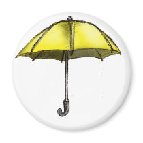 U is for Umbrella magnets