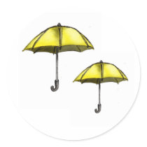 U is for Umbrella stickers by allaboutdrums U is for Umbrella stickers