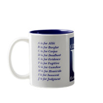 U is for Undertow, A is for AlibiB is for Burgl... Coffee Mug