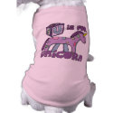 U is for Unicorn Dog Shirt pet clothing