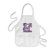 U is for Unicorn Kids Apron by PatchworkPals U is for Unicorn Kids Apron
