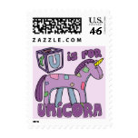 U is for Unicorn Postage Stamps
