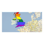U.K. GLBT Pride Personalized Photo Card