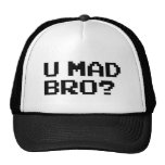 U MAD BRO? meme/chat/irc/4chan/troll/trolling Mesh Hats