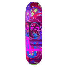 U Monogram U All "U"s Text Letter U Skate Board Decks