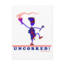 U N C O R K E D ! postcards