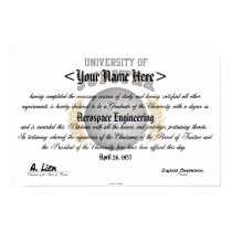 U of Jupiter Diploma posters
