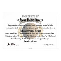U of Mercury Diploma posters