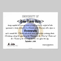 U of Neptune Diploma posters