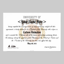 U of Pluto Diploma posters
