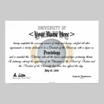 U of Uranus Diploma posters
