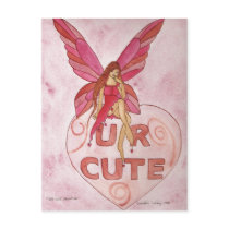 U R Cute Valentine Postcard