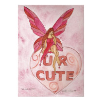 U R Cute Valentine Print