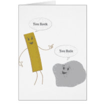 U Rock - U Rule Greeting Card
