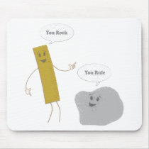 U Rock - U Rule mousepads by XanARu U Rock - U Rule mousepads