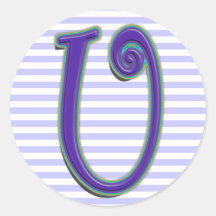 U ROUND STICKERS