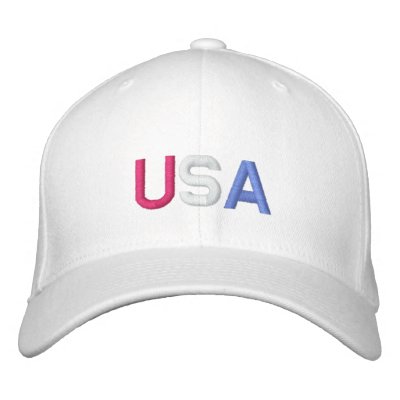 U.S.A. BASEBALL CAP - Customized by violetpilot