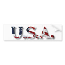 U.S.A. BUMPER STICKER