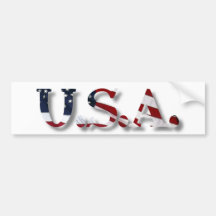 U.S.A. BUMPER STICKER