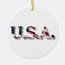 U.S.A. CHRISTMAS TREE ORNAMENT