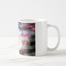 U.S.A. Eagle & Flag Coffee Mugs