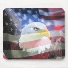 U.S.A. Eagle & Flag Mousepads