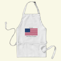 U.S.A.  flag Apron