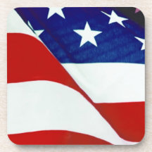 U.S.A. Flag Beverage Coaster