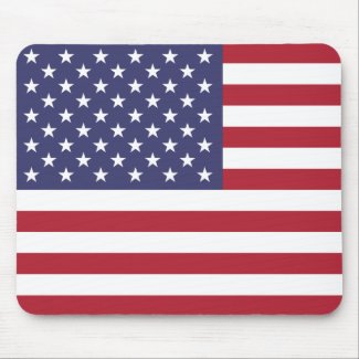 U.S.A. Flag mousepad