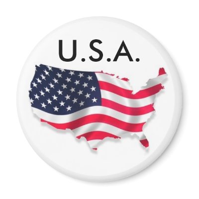U.S.A. Fridge Magnet by ZaKnight