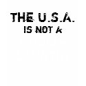 U.S.A. is not a "Muslim Country" t-shirts by Apocalyptico U.S.A. is not a "Muslim Country" t-shirts