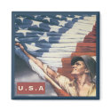 U.S.A Magnet by BekahJan U.S.A Magnet