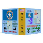 U.S.A.Northern Mariana Islands: Shark Paradise 3 Ring Binders